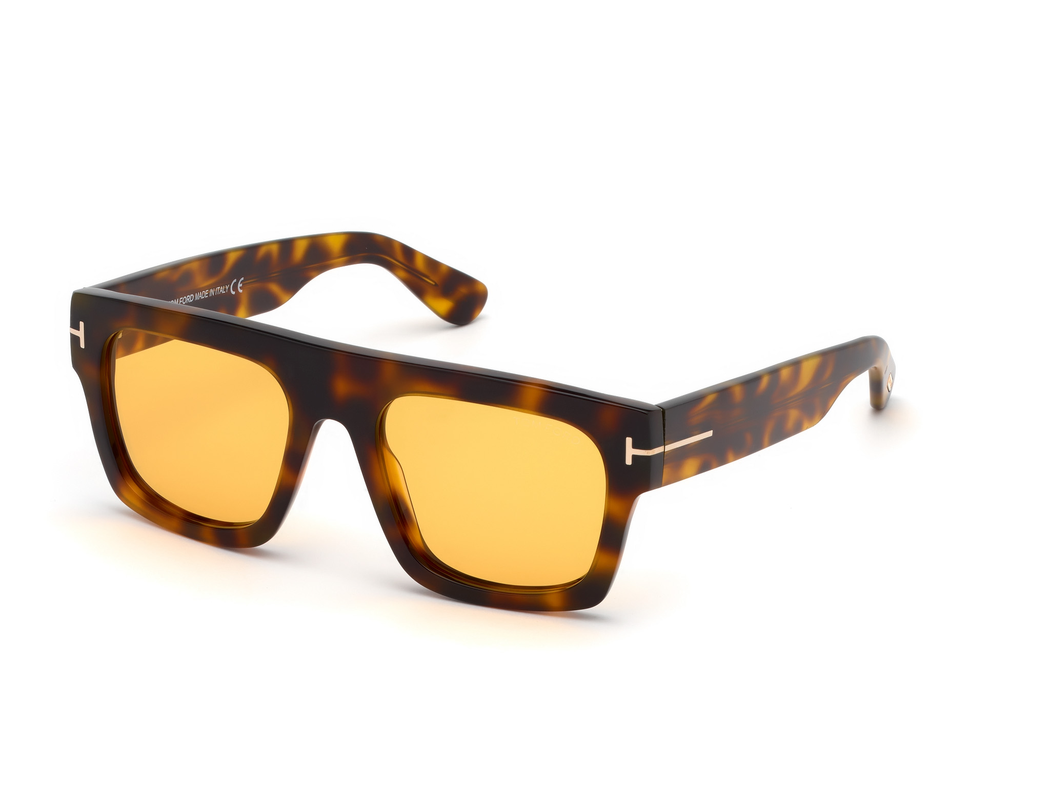 Tom Ford FT0711 square sunglasses in Blonde Havana/Brown