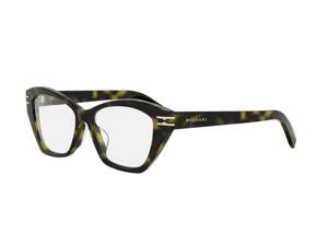 Bulgari BV50084F square eyeglasses in 052 Havana
