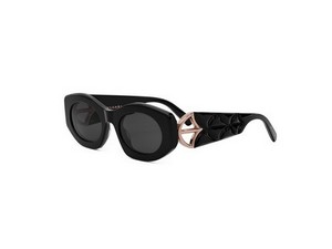 Bulgari BV40049I cateye sunglasses in 01A Black