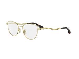 Bulgari BV50081U round eyeglasses in 030 Gold