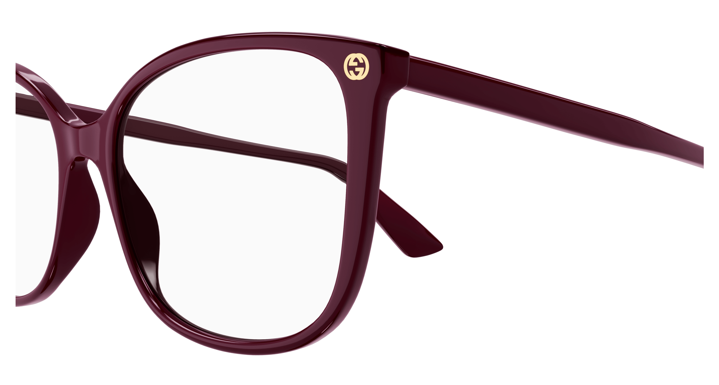 GG0026O / BURGUNDY-BURGUNDY-TRANSPARENT
