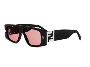 FENDI FE40214U round sunglasses in 01 Y