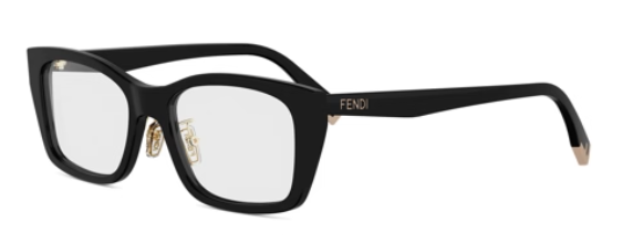 FENDI FE50155F square eyeglasses in 001