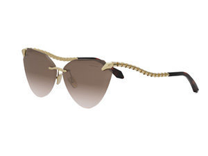 Bulgari BV40024U aviator sunglasses in 32F Yellow