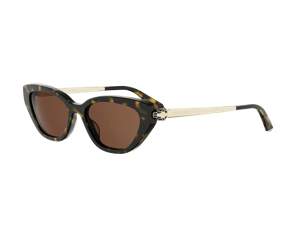 Bulgari BV40109I square sunglasses in 52E Havana