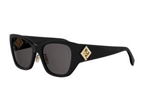 FENDI FE40220F round sunglasses in 01 A