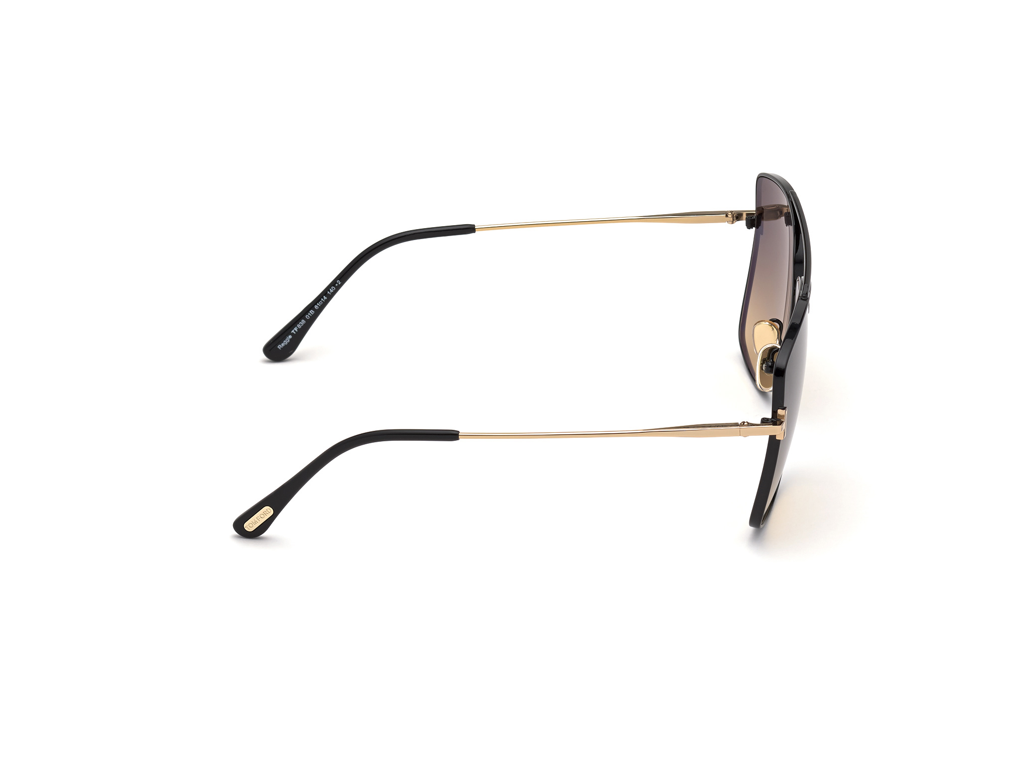 FT0838 / shiny black / gradient smoke