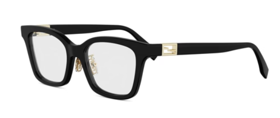 FENDI FE50153F square eyeglasses in 001