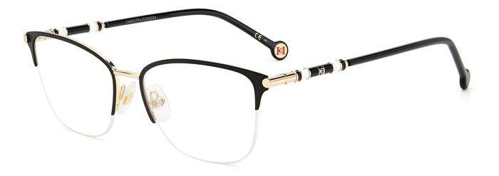 Carolina Herrera CH 0033 rectangle eyeglasses in Gold Blck