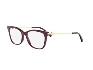 Bulgari BV50093I square eyeglasses in 081 Violet