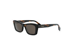FENDI FE40185I aviator sunglasses in 52 N