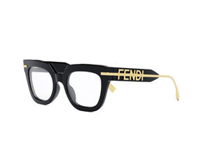 FENDI FE50065I aviator eyeglasses in 001