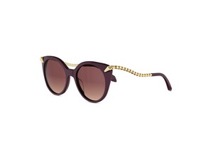 Bulgari BV40082I cateye sunglasses in 81T Violet