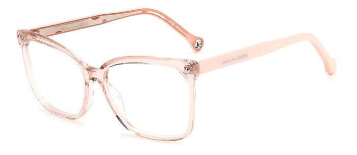 Carolina Herrera CH 0012 rectangle eyeglasses in Nude