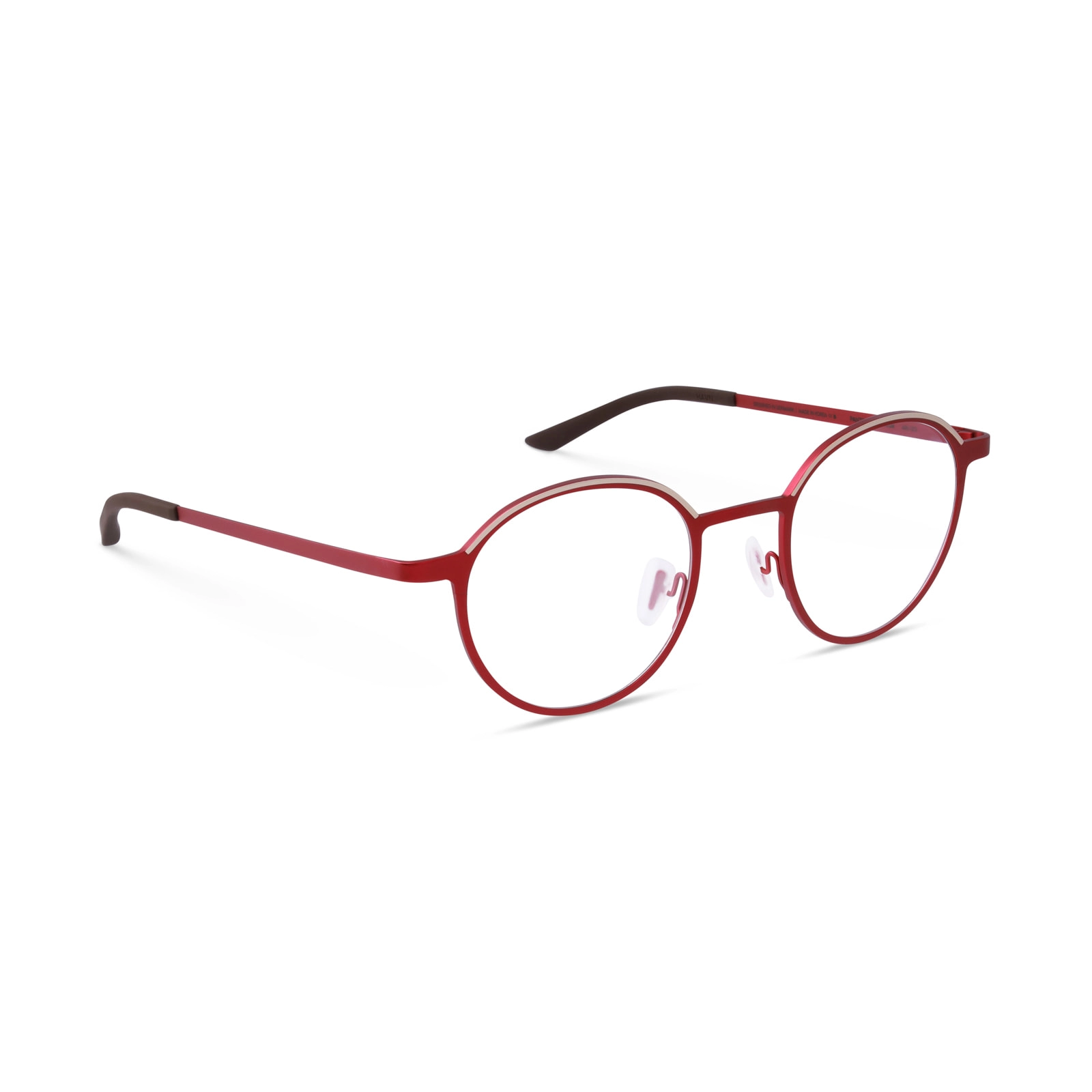 METALLIC RED/WHITE GOLD