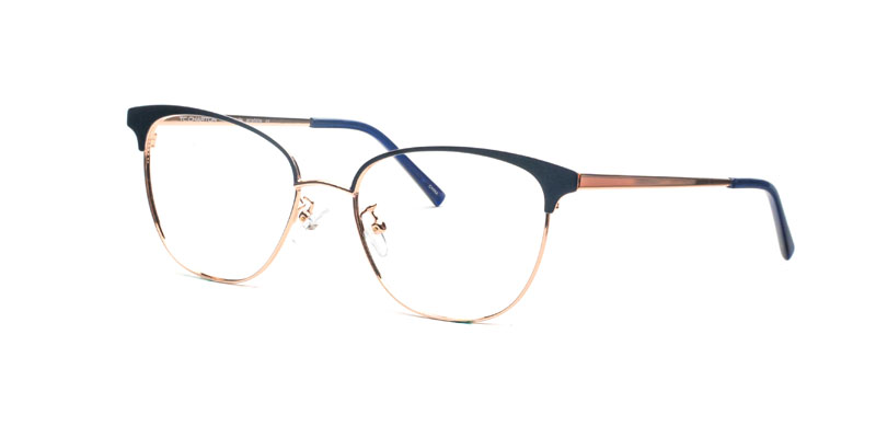 MATTE NAVY/ROSE GOLD