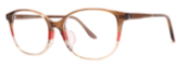 CRYSTAL CLEAR/BROWN/RED