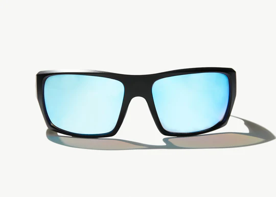 Black Matte/Blue Mirror Glass