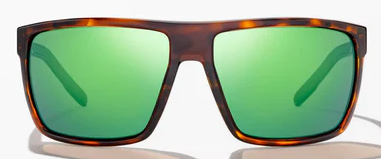 Brown Tort Gloss/Green MIrror Poly