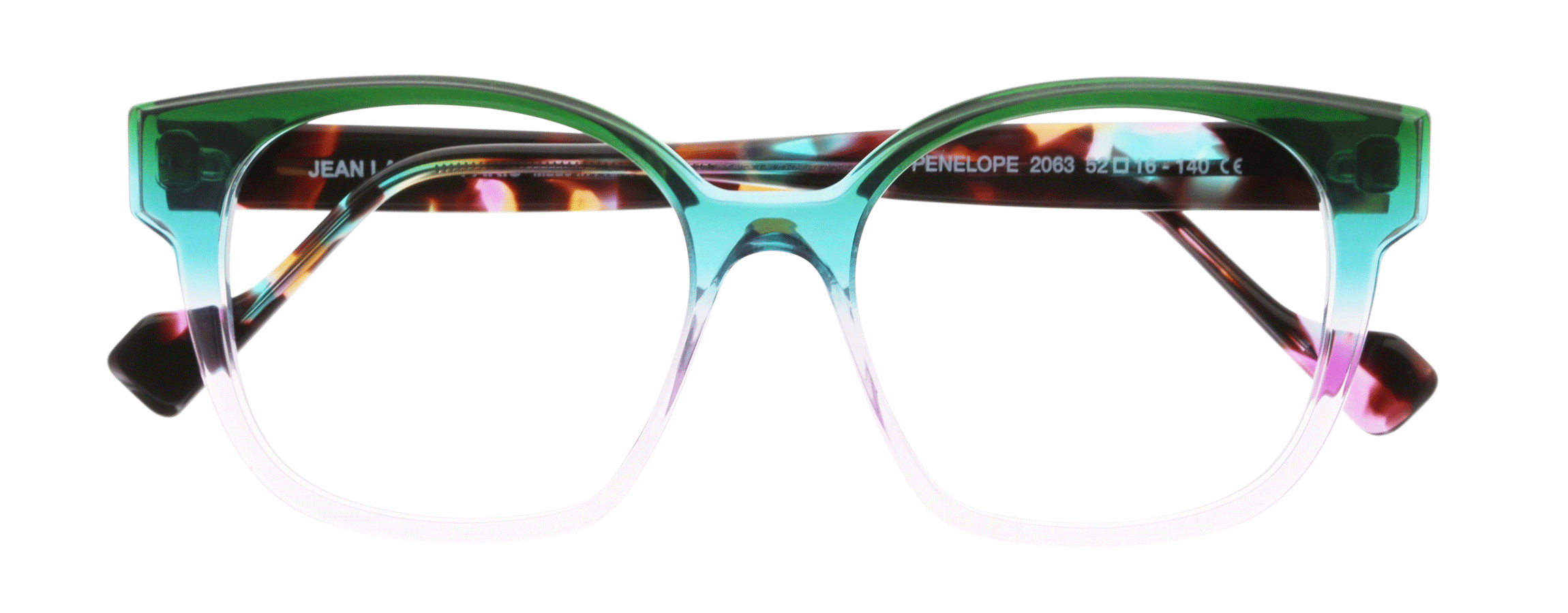fade teal lilac