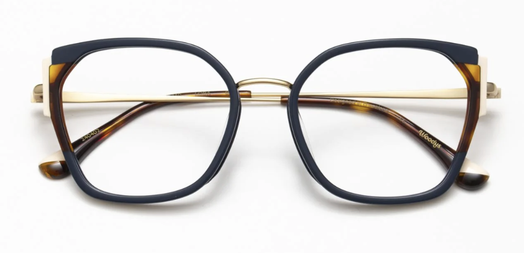 C03 Navy/Havana White 