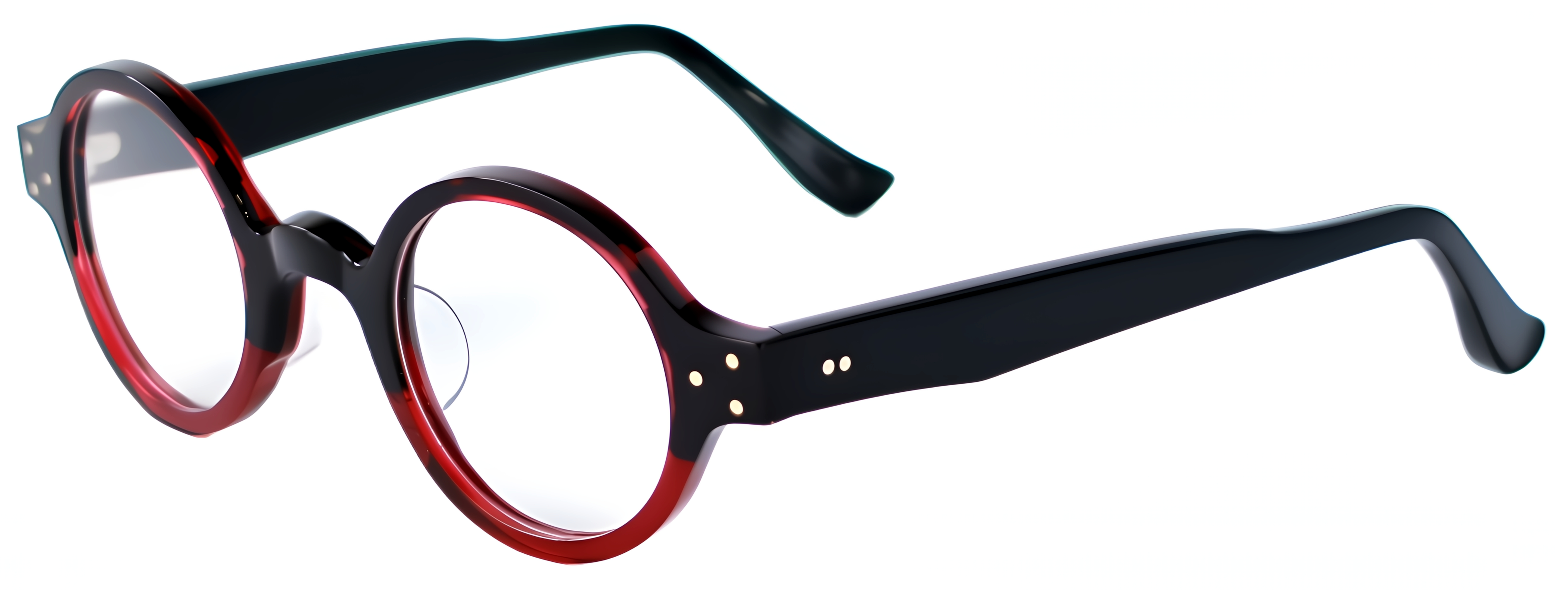 Insanus / C04 Black & Wine Tortoise to Translucent Wine Gradient w/ Black