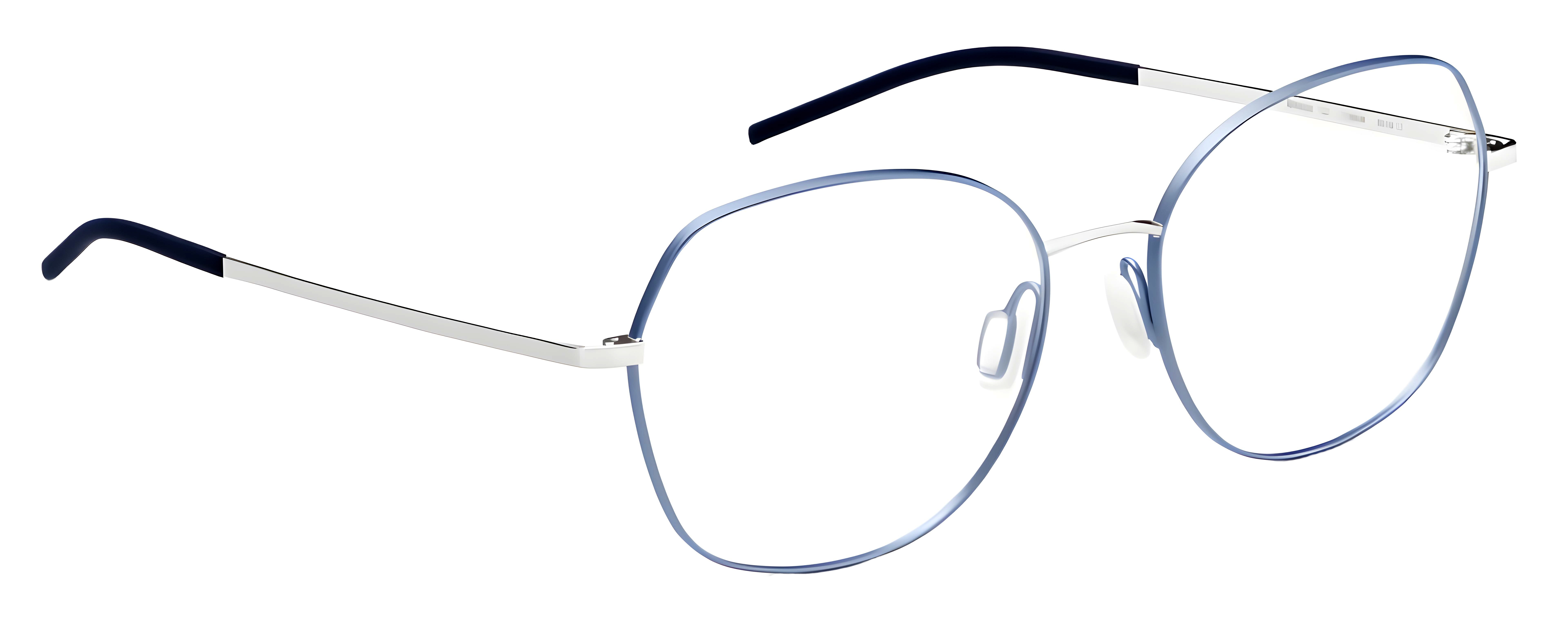 1223 Mat Ice Blue / Shiny Silver