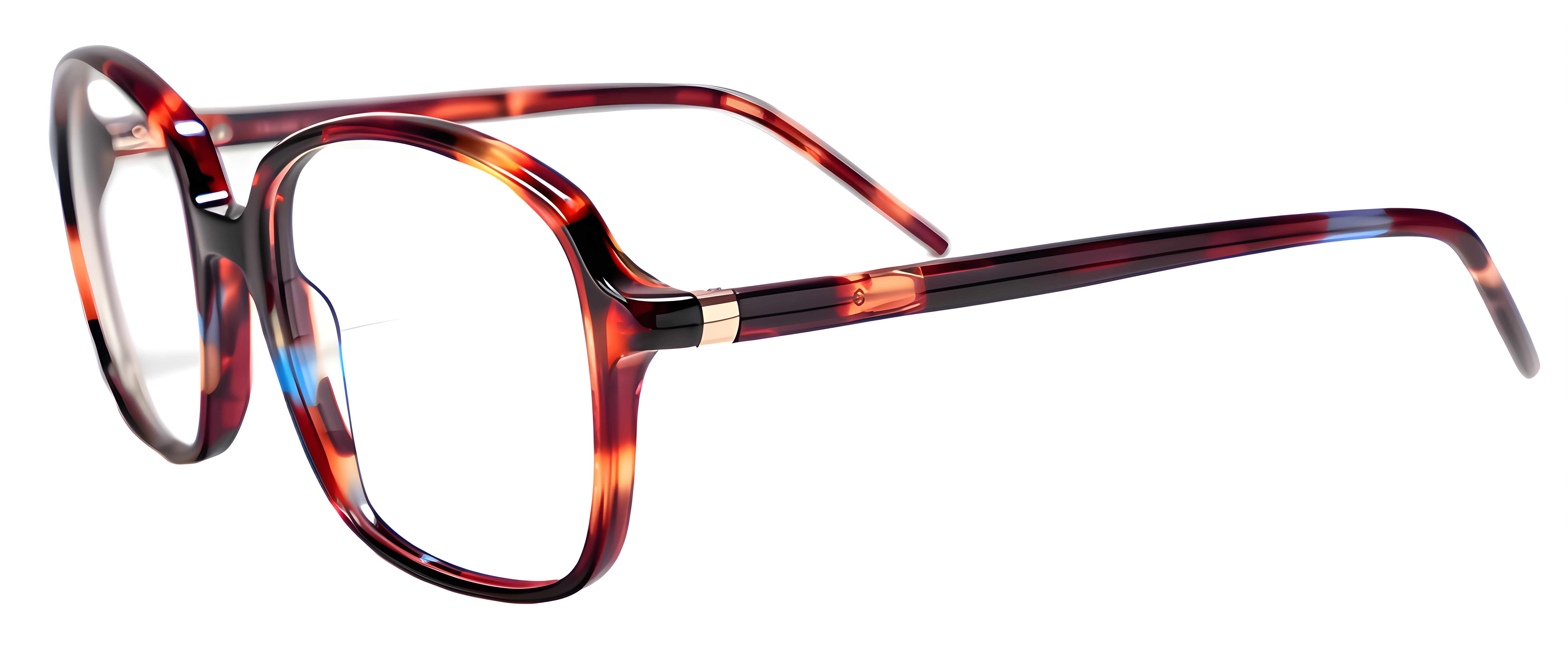 TD750 / 2257 Demi Brown + Sky Blue / Rose Gold