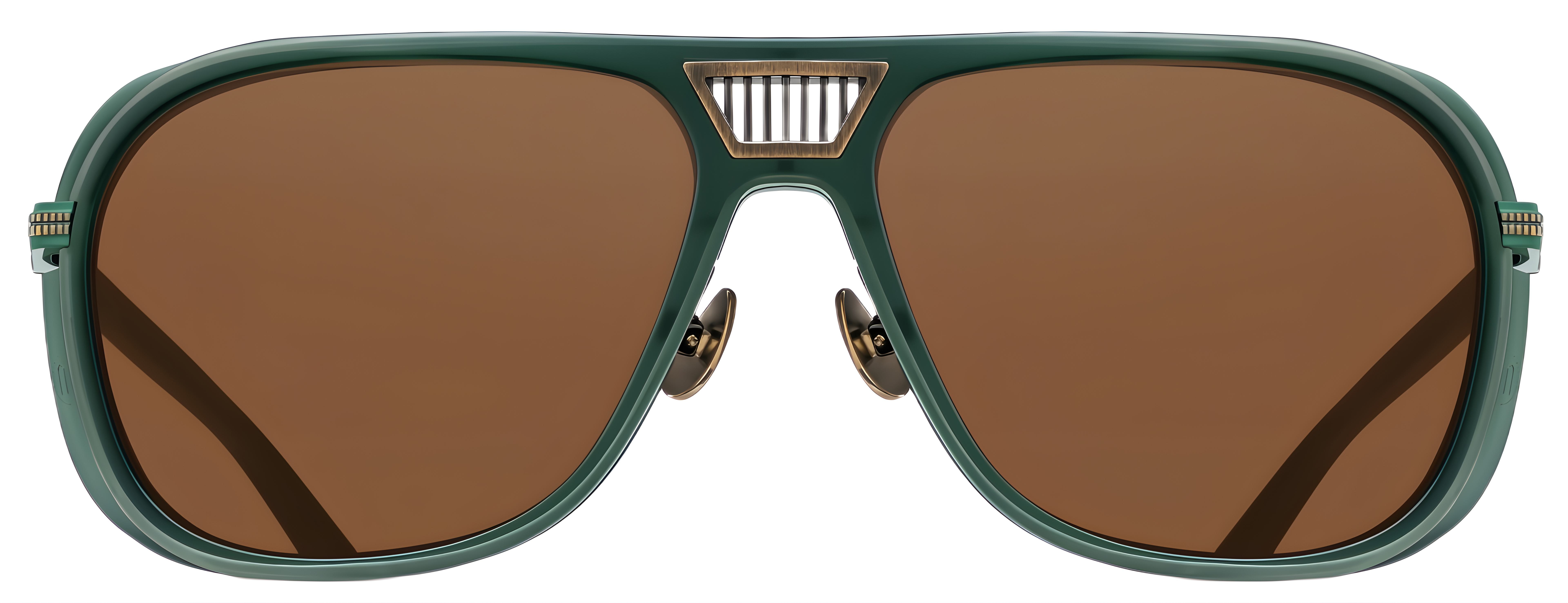 AG-MBG / Antique Gold - Matt Bottle Green