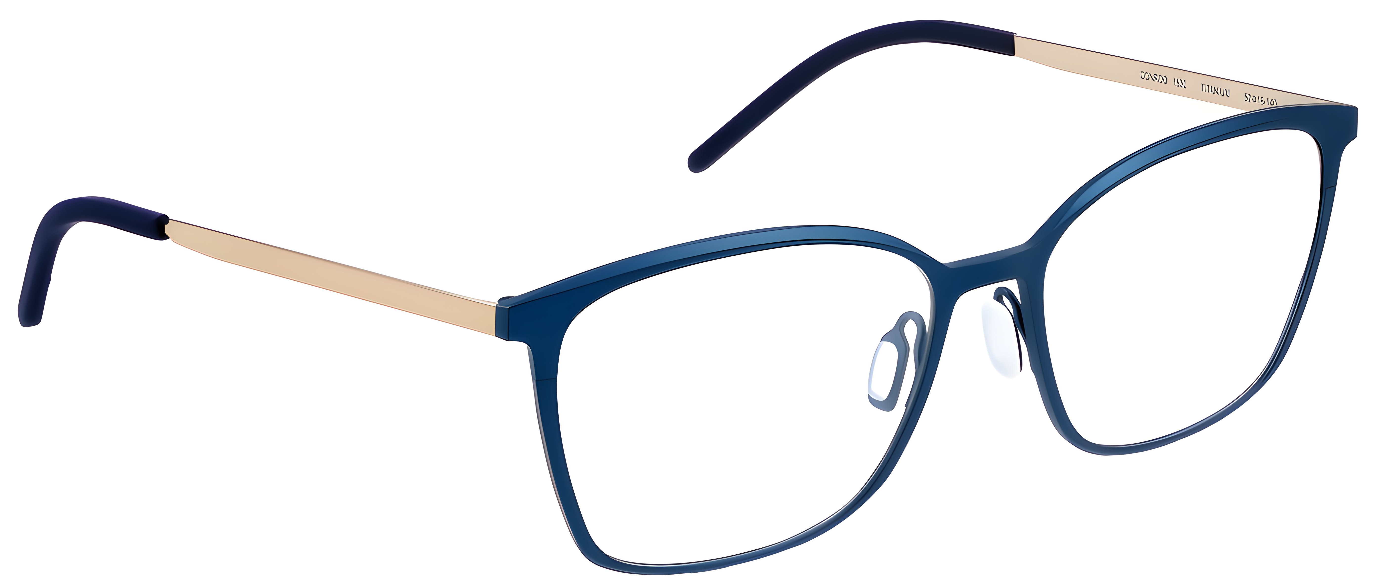 1532 Mat Tuxedo Blue + Mat White Gold