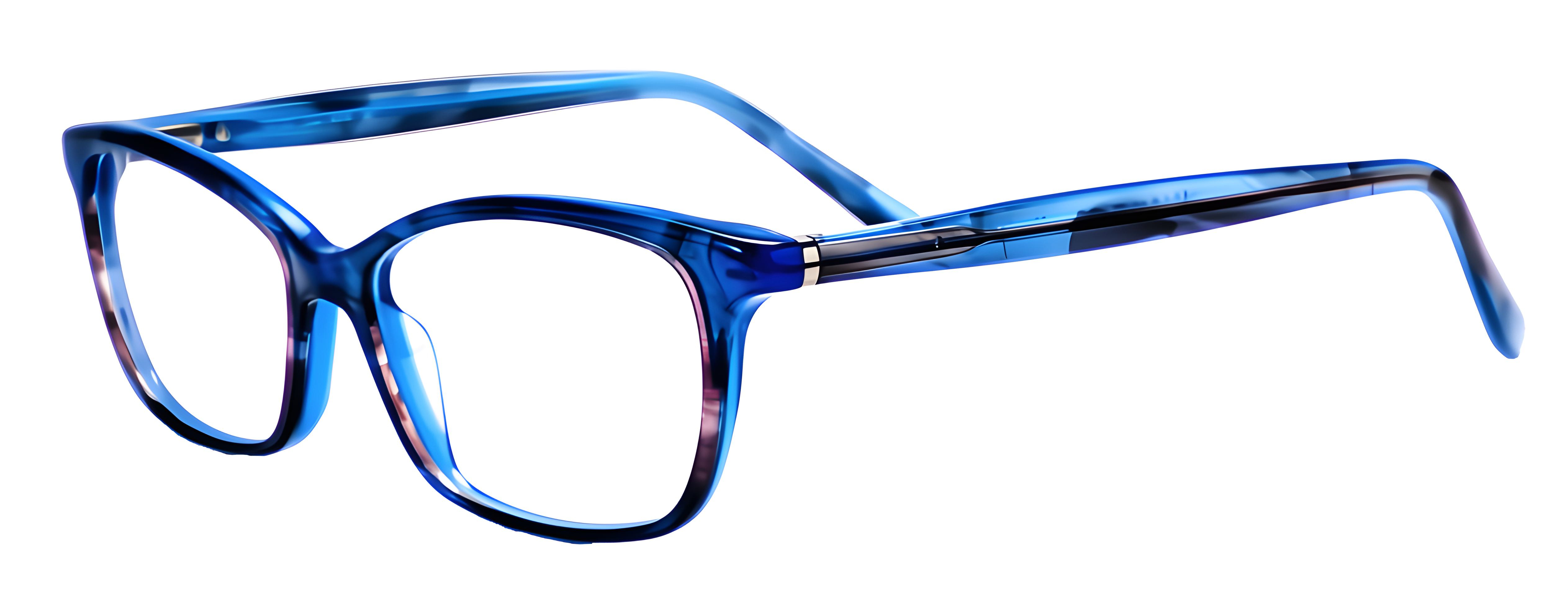 TD727 / 1412 - Smoked Black & Solid Blue