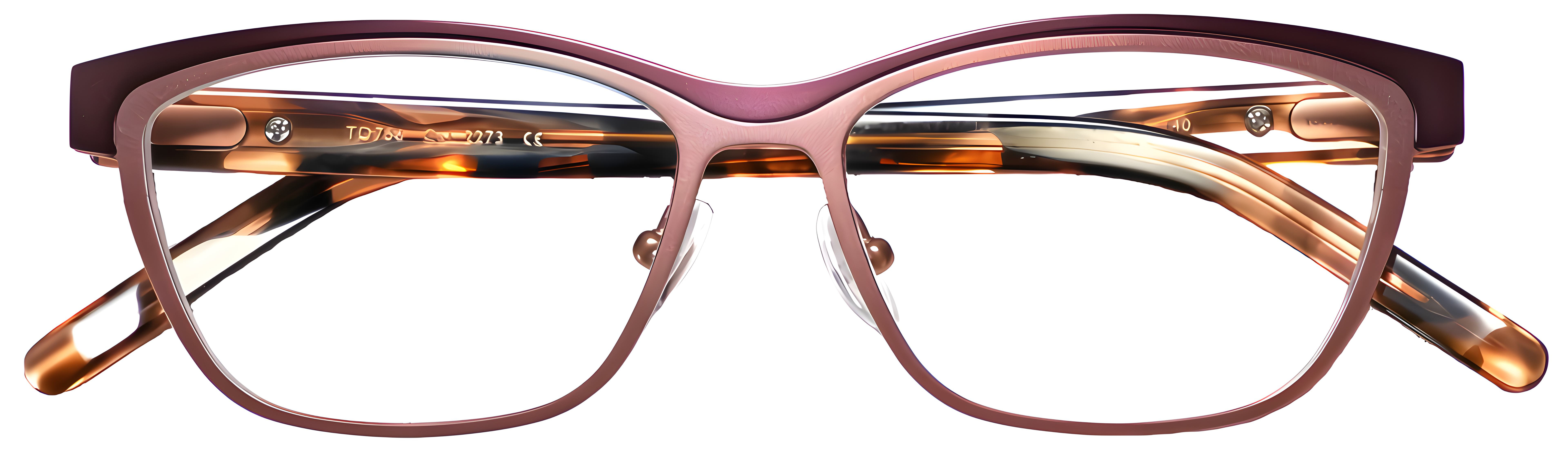 2273 Matt Pink + Burgundy / Demi Black Light Pink