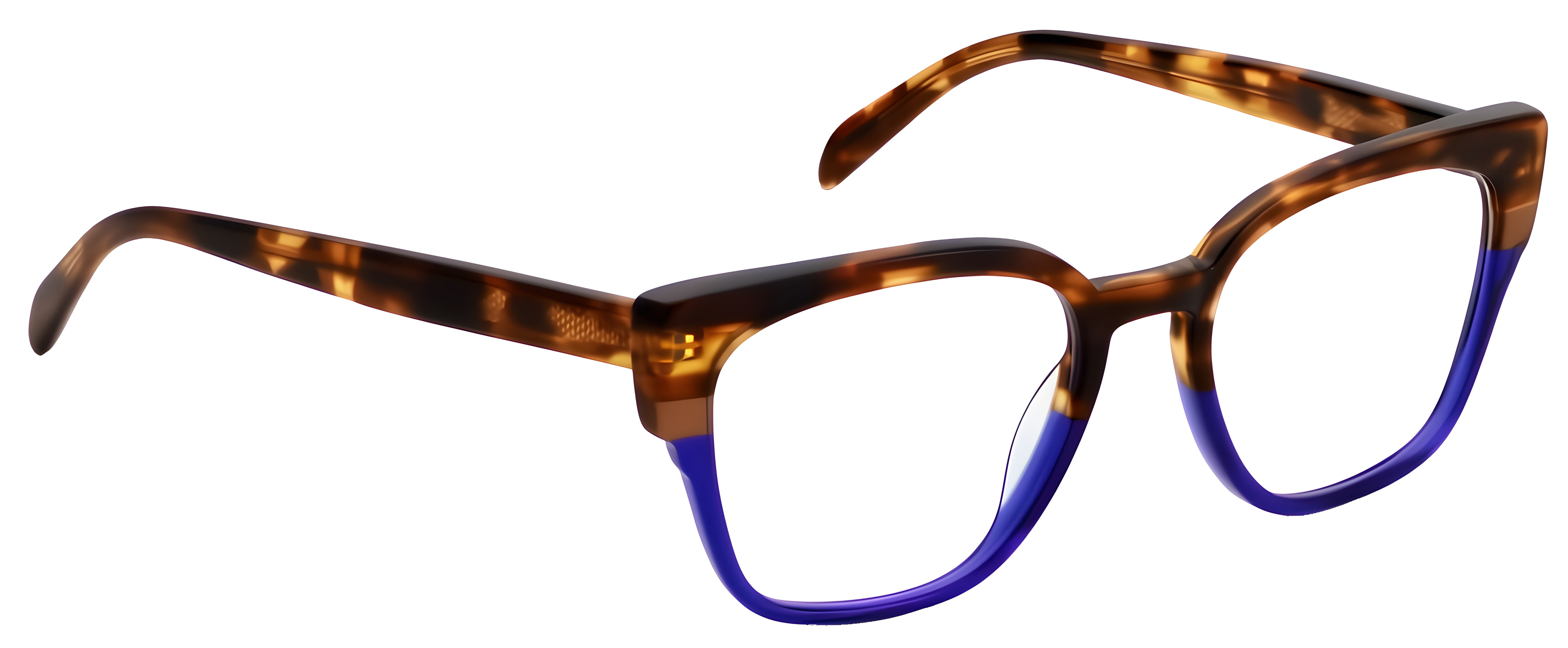 A344A Havana + Rosebrown Moon Stone + Clear Violet