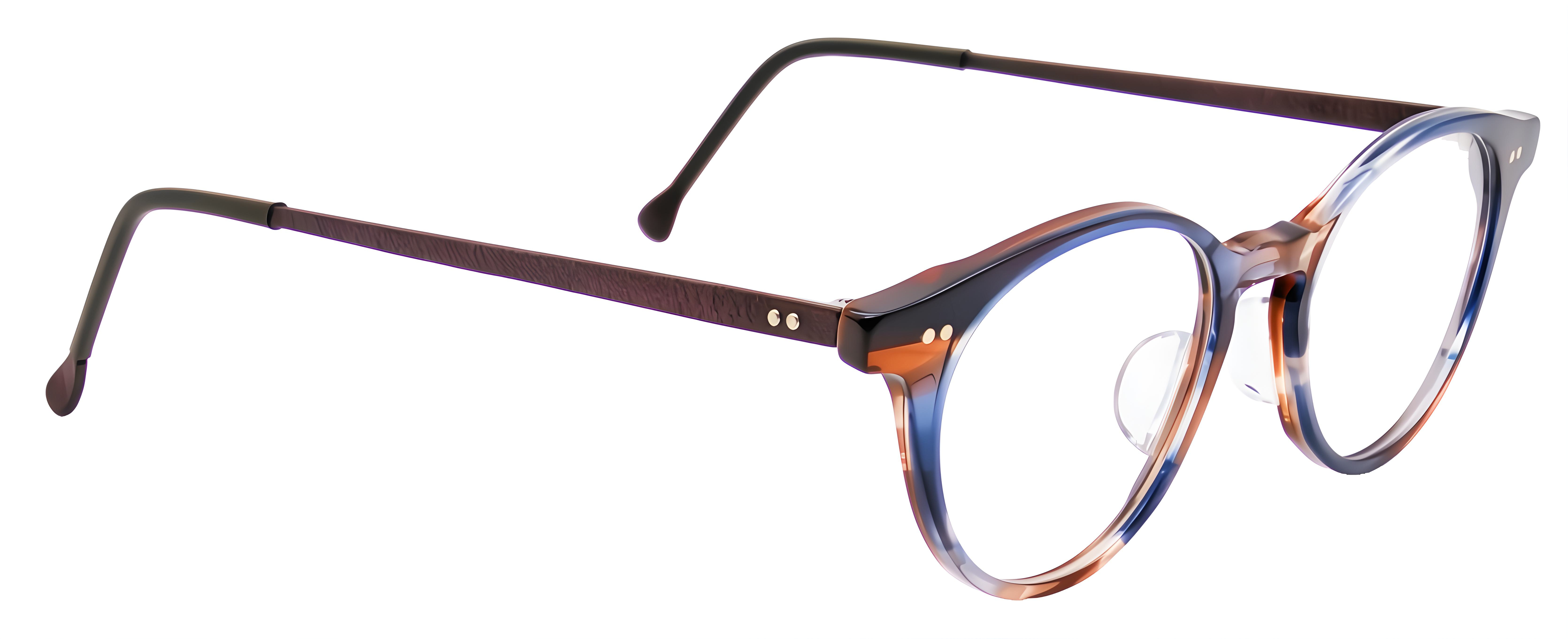 Grace / C01 Brown Blue Tortoise/Dark Sparkling Prune