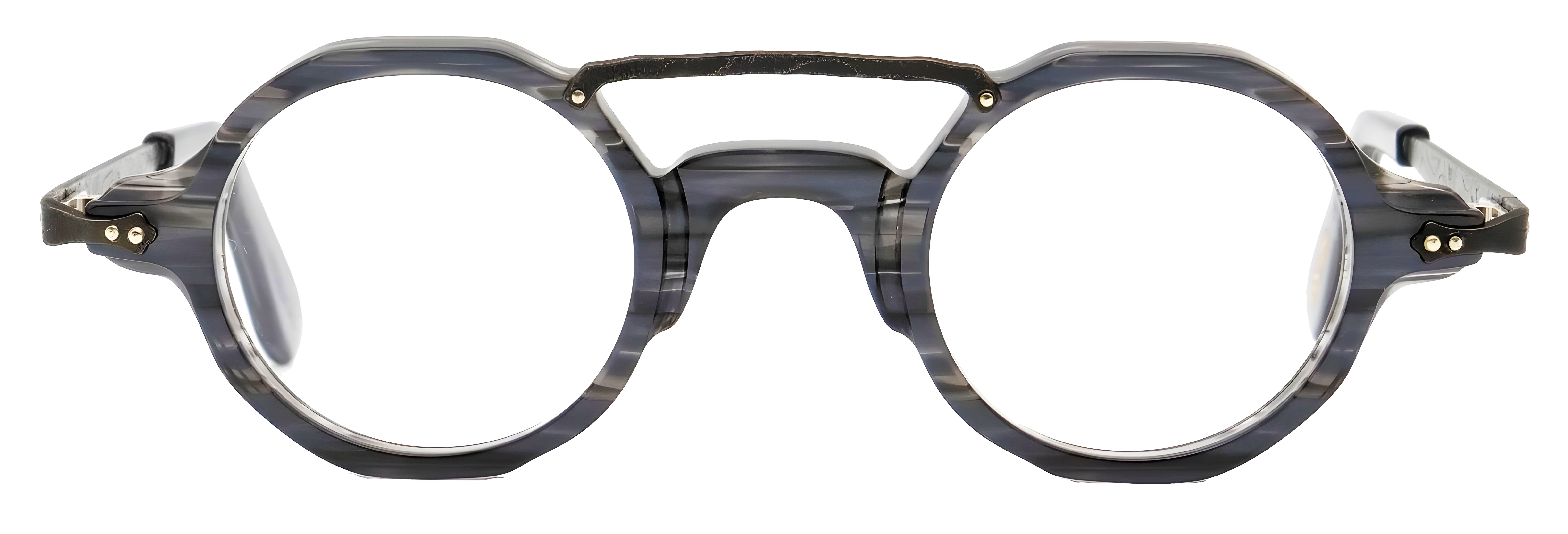 Enso / C02 Semi Translucent Pearlescent Ink Black Grey Striations/Blackened Damascus