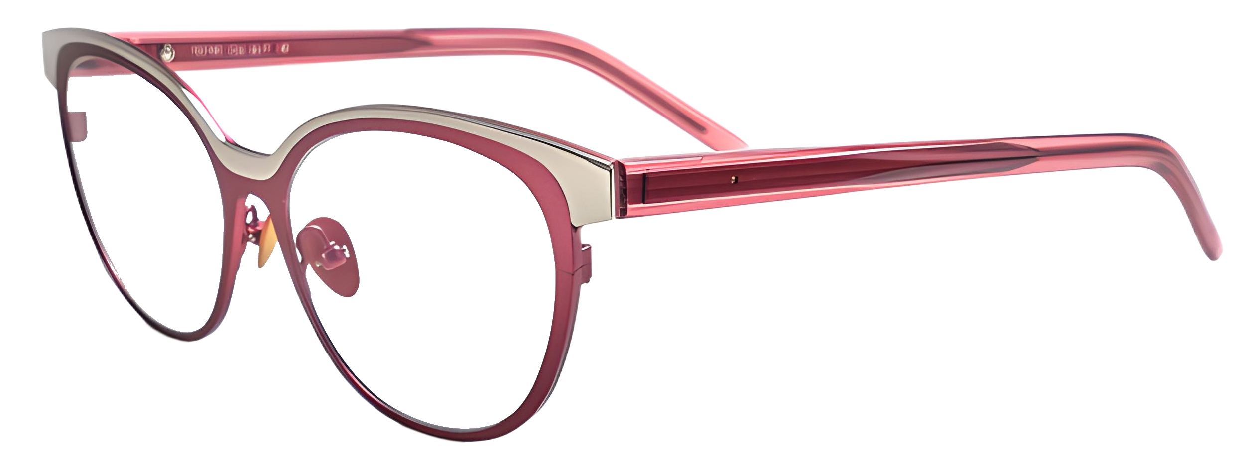 TD740 / 2217 - Matt Burgundy & Pure Black/Pink