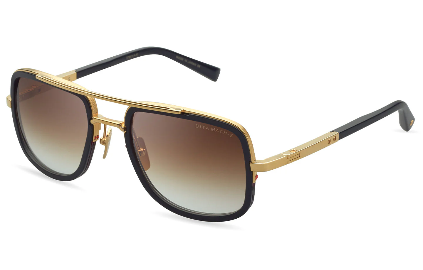 YELLOW GOLD- MATTE BLK W/ DRK BRN TO CLR