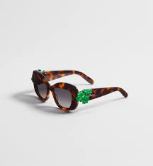 Acetate Shiny Havana with Brown Gradient lenses
