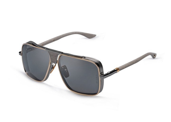 BLACK PALLADIUM WHITE GOLD LENS#1DARK GREY LENS#2 DARK BROWN