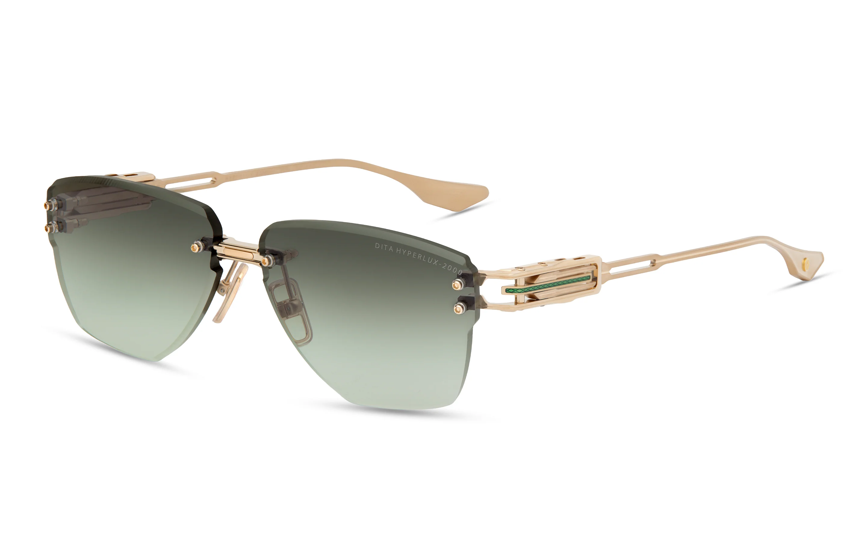 White Gold - Green - Brushed White Gold