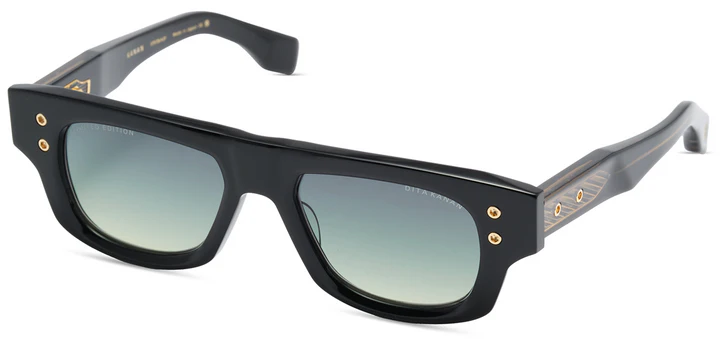 black w/grey to green gradient