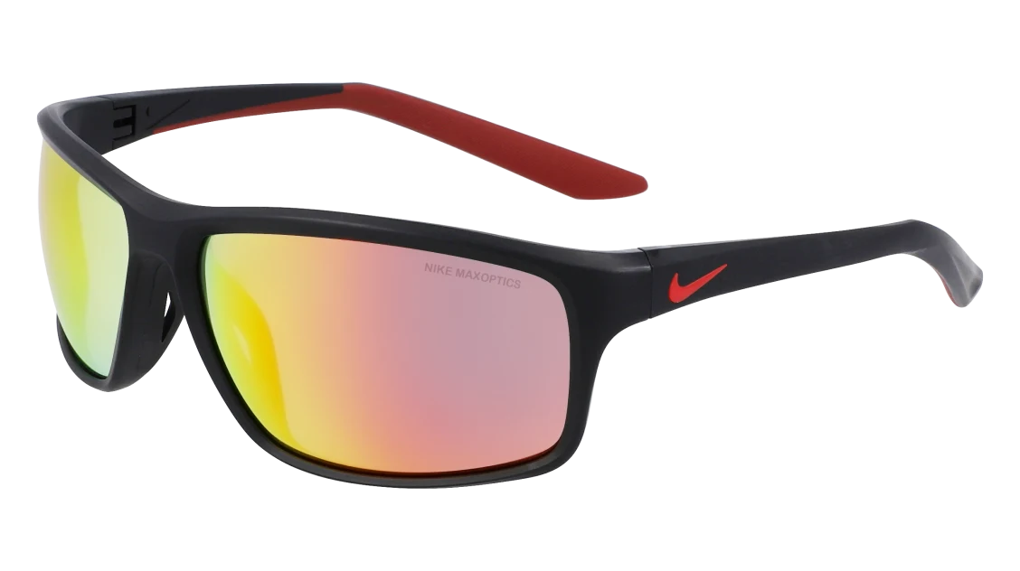 MATTE BLACK RED MIRROR