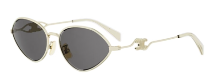 Metal Shiny Gold with Grey Normal lenses