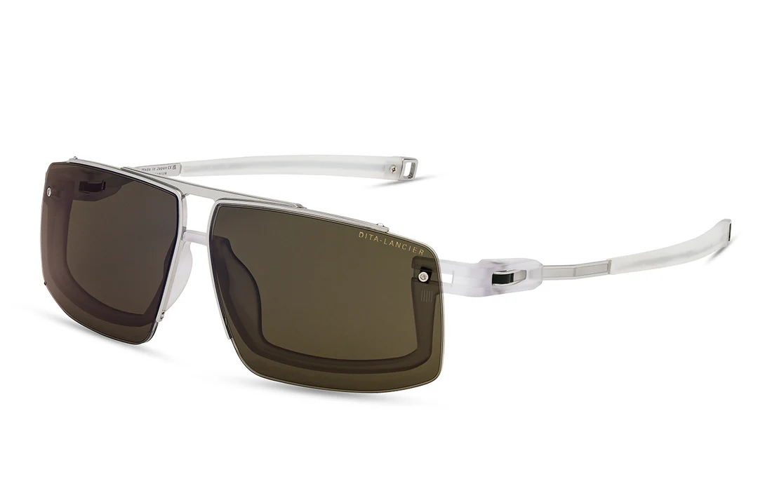 Matte Crystal Clear - Shiny Silver/AIR LENS BLUE