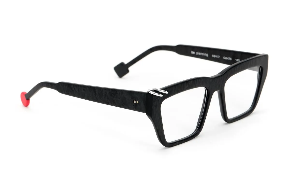 Matte Marbled Slate Gray (With earrings)