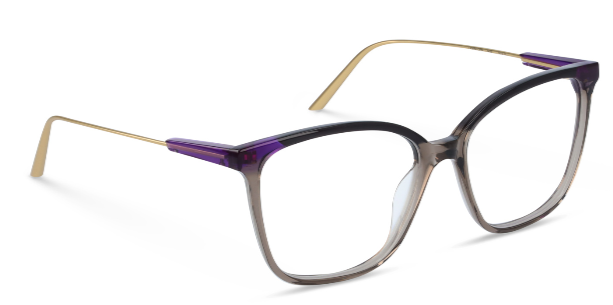 Almost Black/Clear Purple