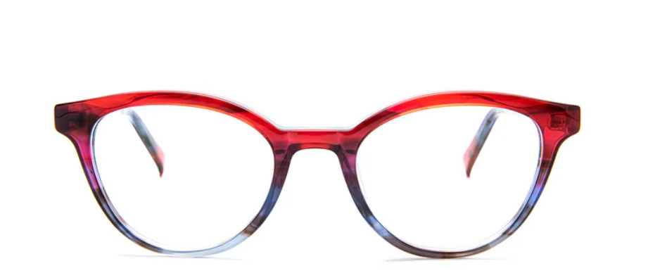 Red Blue/Grey Smoke Gradient