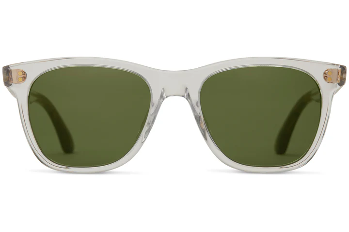 VINTAGE CRYSTAL-GLASS BOTTOM GREEN