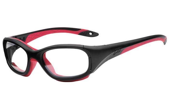 Matte Black/Red / Clear With Silver Flash Mirror
