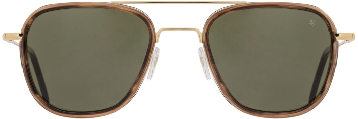 Gold Teak / Green Nylon